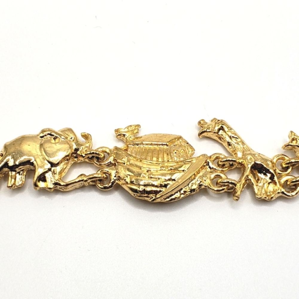 NEW Noah's Ark Gold Bracelet